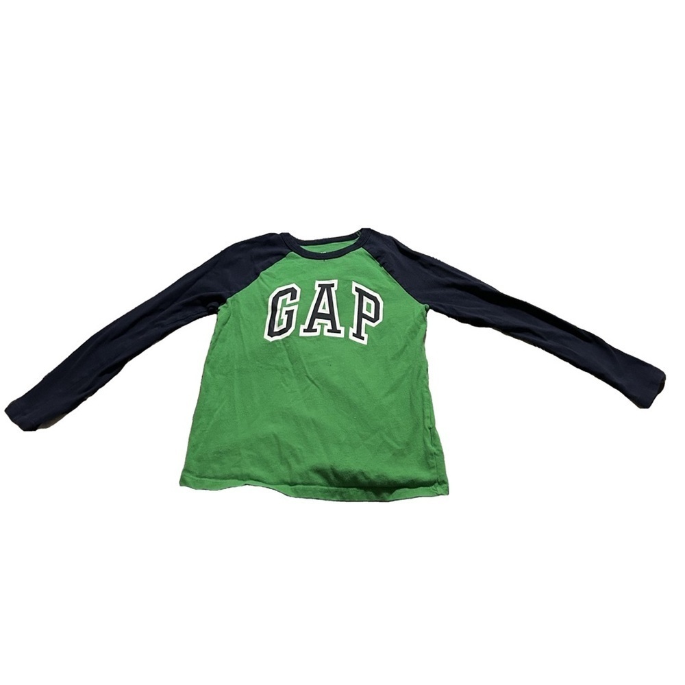 Free with any Purchase - Dark Navy and Green GAP Shirt Boys Size Small